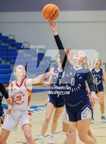 Thumbnail 2 in Unity Christian vs. Alleluia Community (GAPPS 1-A Semifinals) photogallery.