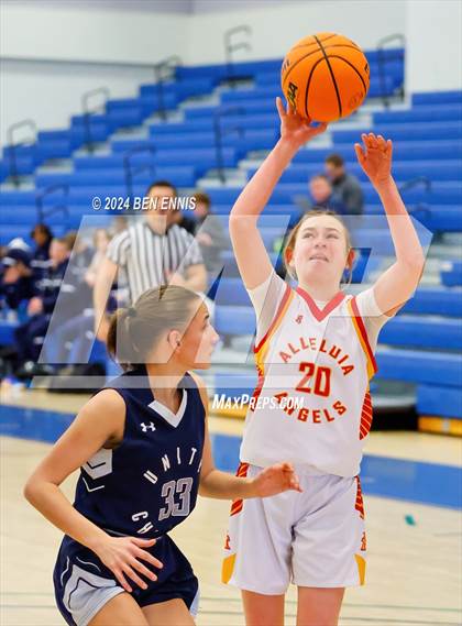 Thumbnail 1 in Unity Christian vs. Alleluia Community (GAPPS 1-A Semifinals) photogallery.