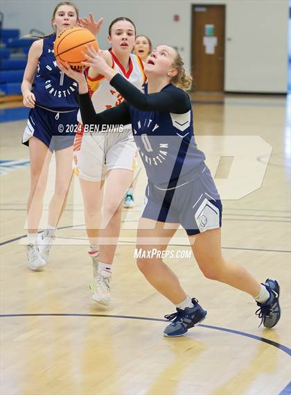 Thumbnail 3 in Unity Christian vs. Alleluia Community (GAPPS 1-A Semifinals) photogallery.