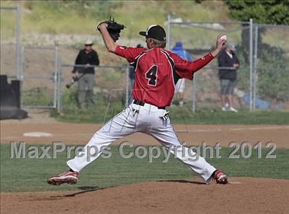 Thumbnail 3 in Village Christian vs. Lompoc (CIF SS Playoffs) photogallery.
