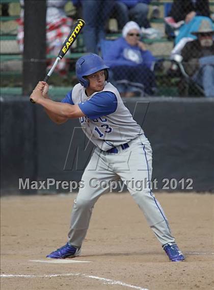 Thumbnail 2 in Village Christian vs. Lompoc (CIF SS Playoffs) photogallery.