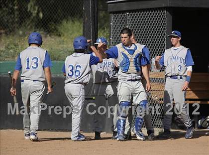 Thumbnail 2 in Village Christian vs. Lompoc (CIF SS Playoffs) photogallery.