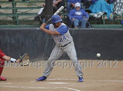 Thumbnail 3 in Village Christian vs. Lompoc (CIF SS Playoffs) photogallery.