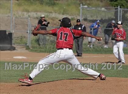 Thumbnail 3 in Village Christian vs. Lompoc (CIF SS Playoffs) photogallery.