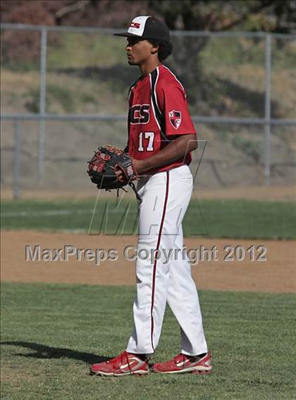 Thumbnail 2 in Village Christian vs. Lompoc (CIF SS Playoffs) photogallery.