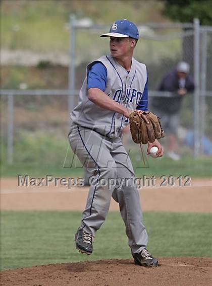 Thumbnail 1 in Village Christian vs. Lompoc (CIF SS Playoffs) photogallery.