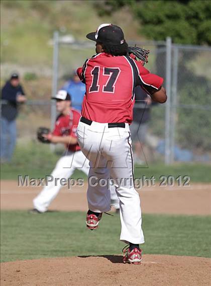 Thumbnail 2 in Village Christian vs. Lompoc (CIF SS Playoffs) photogallery.