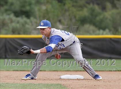 Thumbnail 2 in Village Christian vs. Lompoc (CIF SS Playoffs) photogallery.
