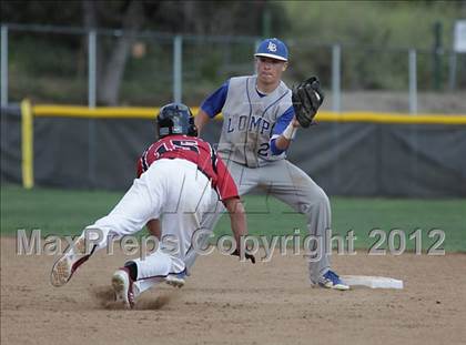 Thumbnail 2 in Village Christian vs. Lompoc (CIF SS Playoffs) photogallery.