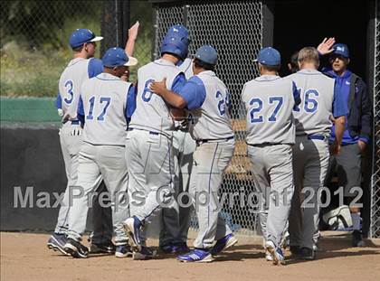 Thumbnail 2 in Village Christian vs. Lompoc (CIF SS Playoffs) photogallery.