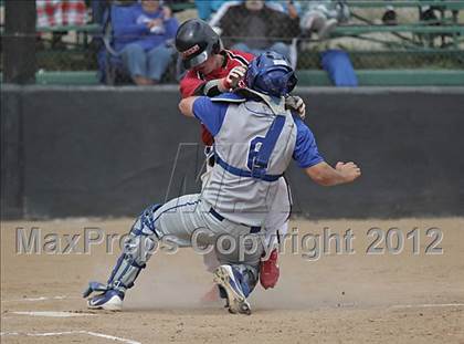 Thumbnail 2 in Village Christian vs. Lompoc (CIF SS Playoffs) photogallery.