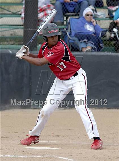 Thumbnail 3 in Village Christian vs. Lompoc (CIF SS Playoffs) photogallery.