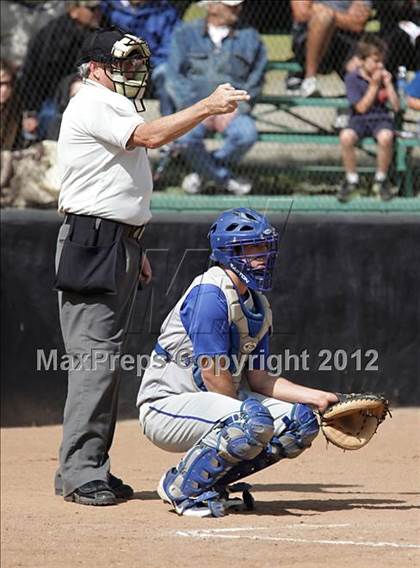 Thumbnail 3 in Village Christian vs. Lompoc (CIF SS Playoffs) photogallery.