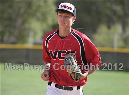 Thumbnail 2 in Village Christian vs. Lompoc (CIF SS Playoffs) photogallery.
