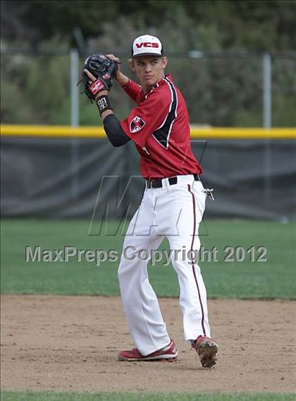 Thumbnail 3 in Village Christian vs. Lompoc (CIF SS Playoffs) photogallery.