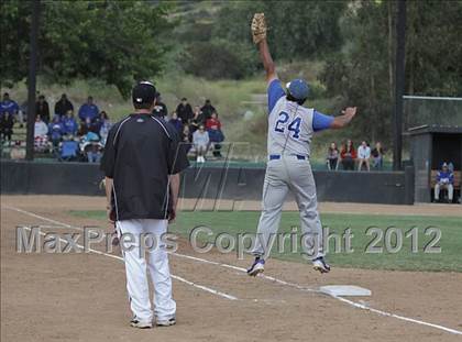 Thumbnail 1 in Village Christian vs. Lompoc (CIF SS Playoffs) photogallery.