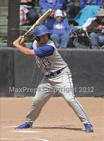 Thumbnail 2 in Village Christian vs. Lompoc (CIF SS Playoffs) photogallery.