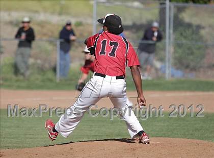 Thumbnail 3 in Village Christian vs. Lompoc (CIF SS Playoffs) photogallery.