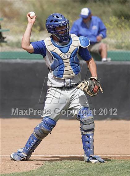 Thumbnail 2 in Village Christian vs. Lompoc (CIF SS Playoffs) photogallery.