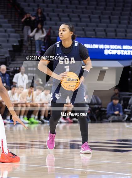 Thumbnail 1 in San Gabriel Academy @ King's Academy (CIF D3 Finals) photogallery.