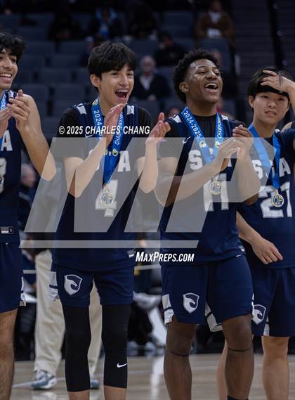 Thumbnail 2 in San Gabriel Academy @ King's Academy (CIF D3 Finals) photogallery.