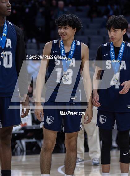 Thumbnail 3 in San Gabriel Academy @ King's Academy (CIF D3 Finals) photogallery.