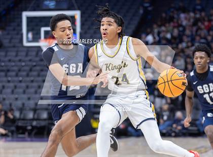 Thumbnail 2 in San Gabriel Academy @ King's Academy (CIF D3 Finals) photogallery.