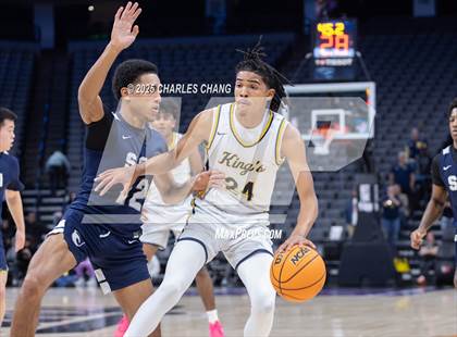 Thumbnail 3 in San Gabriel Academy @ King's Academy (CIF D3 Finals) photogallery.
