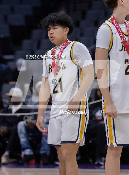 Thumbnail 1 in San Gabriel Academy @ King's Academy (CIF D3 Finals) photogallery.