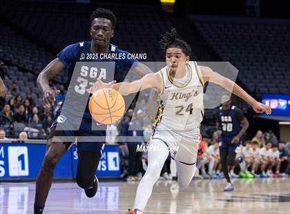 Thumbnail 2 in San Gabriel Academy @ King's Academy (CIF D3 Finals) photogallery.