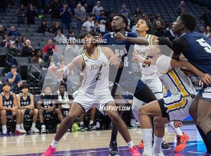 Thumbnail 2 in San Gabriel Academy @ King's Academy (CIF D3 Finals) photogallery.