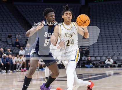 Thumbnail 2 in San Gabriel Academy @ King's Academy (CIF D3 Finals) photogallery.