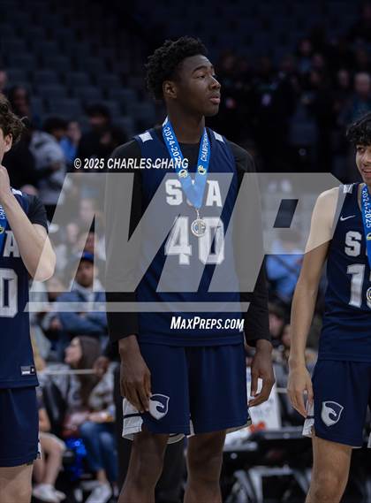 Thumbnail 1 in San Gabriel Academy @ King's Academy (CIF D3 Finals) photogallery.