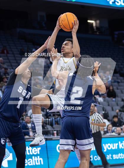 Thumbnail 1 in San Gabriel Academy @ King's Academy (CIF D3 Finals) photogallery.