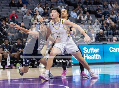 Thumbnail 2 in San Gabriel Academy @ King's Academy (CIF D3 Finals) photogallery.