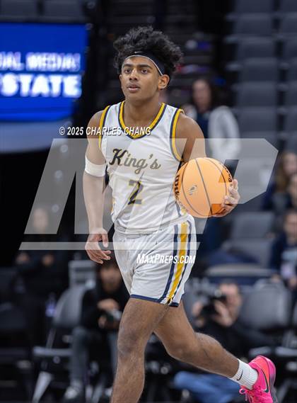 Thumbnail 2 in San Gabriel Academy @ King's Academy (CIF D3 Finals) photogallery.