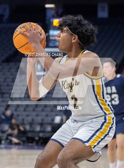 Thumbnail 3 in San Gabriel Academy @ King's Academy (CIF D3 Finals) photogallery.