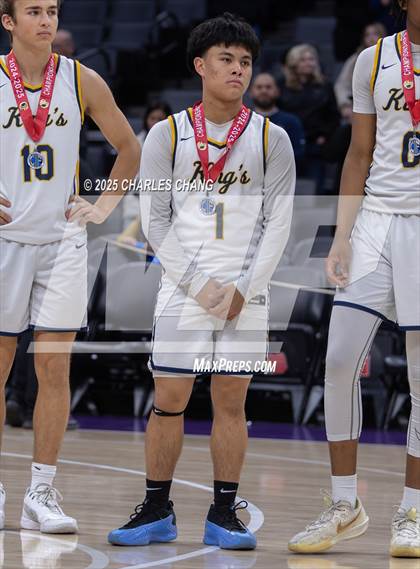 Thumbnail 2 in San Gabriel Academy @ King's Academy (CIF D3 Finals) photogallery.