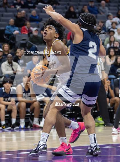 Thumbnail 1 in San Gabriel Academy @ King's Academy (CIF D3 Finals) photogallery.