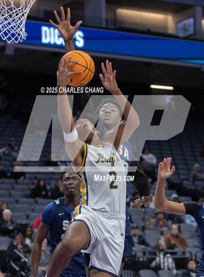 Thumbnail 2 in San Gabriel Academy @ King's Academy (CIF D3 Finals) photogallery.