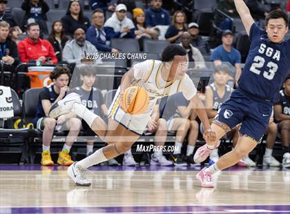 Thumbnail 2 in San Gabriel Academy @ King's Academy (CIF D3 Finals) photogallery.