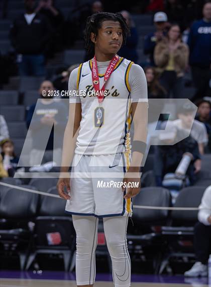 Thumbnail 1 in San Gabriel Academy @ King's Academy (CIF D3 Finals) photogallery.