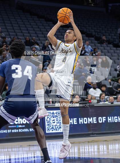 Thumbnail 1 in San Gabriel Academy @ King's Academy (CIF D3 Finals) photogallery.