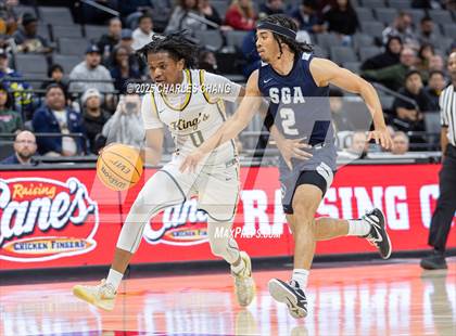 Thumbnail 3 in San Gabriel Academy @ King's Academy (CIF D3 Finals) photogallery.