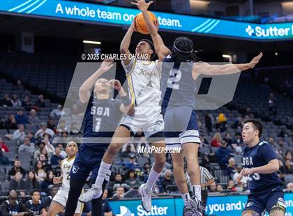 Thumbnail 2 in San Gabriel Academy @ King's Academy (CIF D3 Finals) photogallery.