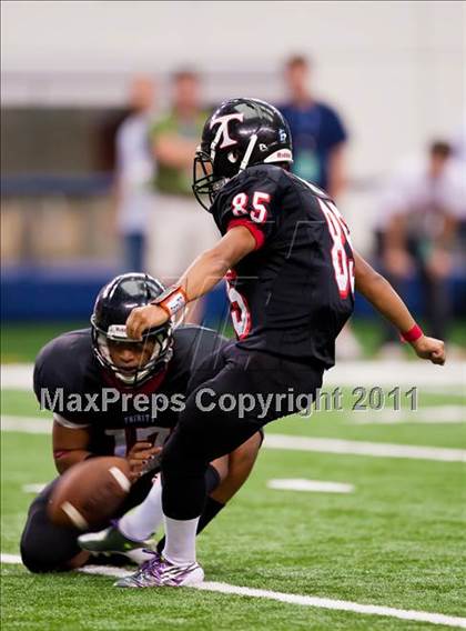 Thumbnail 1 in Trinity vs. Shiloh Christian (Kirk Herbstreit National Kickoff Classic) photogallery.