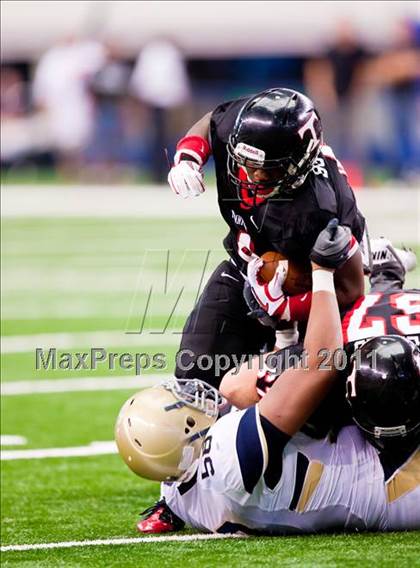 Thumbnail 2 in Trinity vs. Shiloh Christian (Kirk Herbstreit National Kickoff Classic) photogallery.
