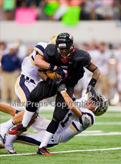 Thumbnail 1 in Trinity vs. Shiloh Christian (Kirk Herbstreit National Kickoff Classic) photogallery.