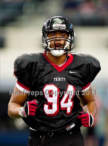 Thumbnail 2 in Trinity vs. Shiloh Christian (Kirk Herbstreit National Kickoff Classic) photogallery.