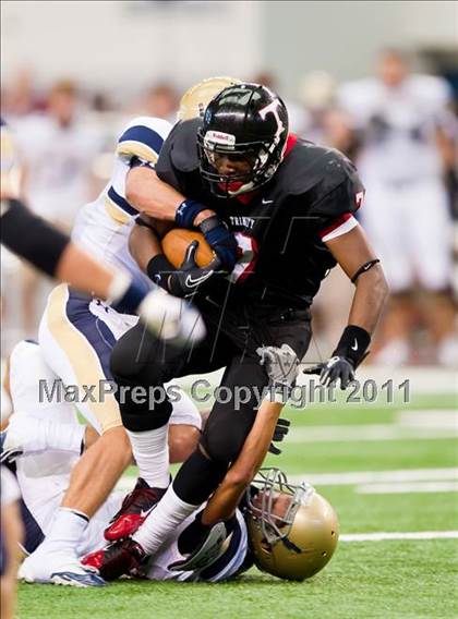 Thumbnail 3 in Trinity vs. Shiloh Christian (Kirk Herbstreit National Kickoff Classic) photogallery.